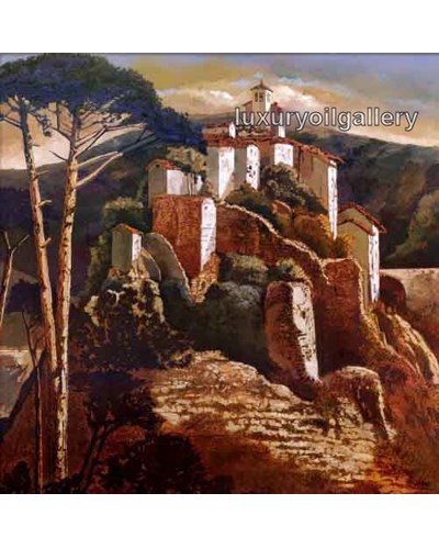 ציור שמן של מבצר